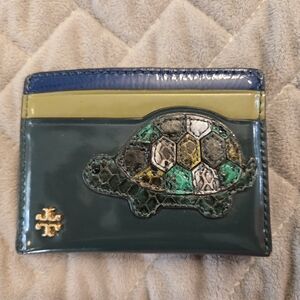 Tory Burch Turtle Card Holder